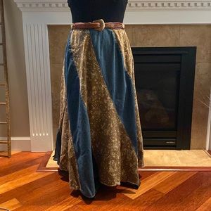 St.JohnsBay Vintage boho patchwork skirt.